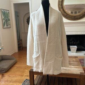 BCBG MAX AZRIA white sweater